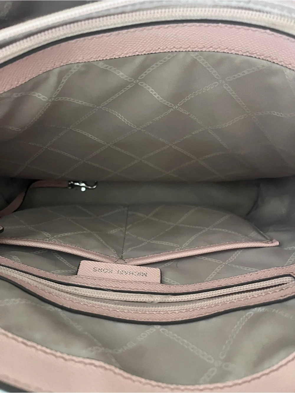 Michael Kors Dusty Rose Pebbled Leather Tote